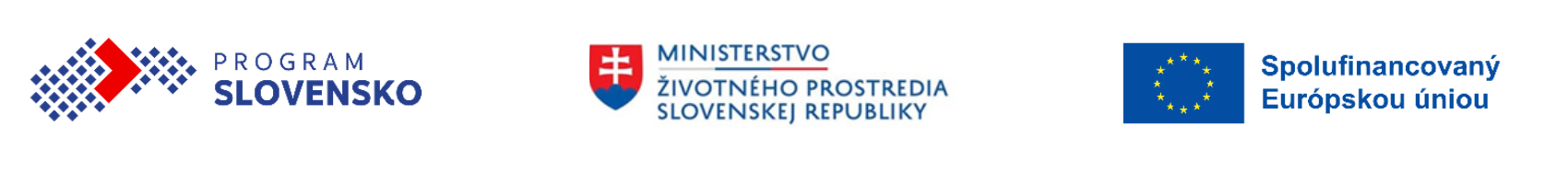Logo Programu Slovensko, Ministerstva životného prostredia SR a EÚ