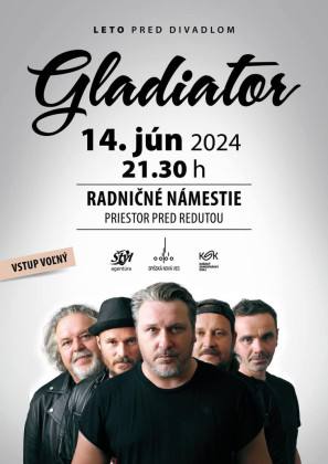 GLADIÁTOR - koncert pred Redutou | spisskanovaves.eu