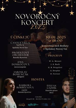 Novoročný koncert / Cantus Villa Nova | spisskanovaves.eu