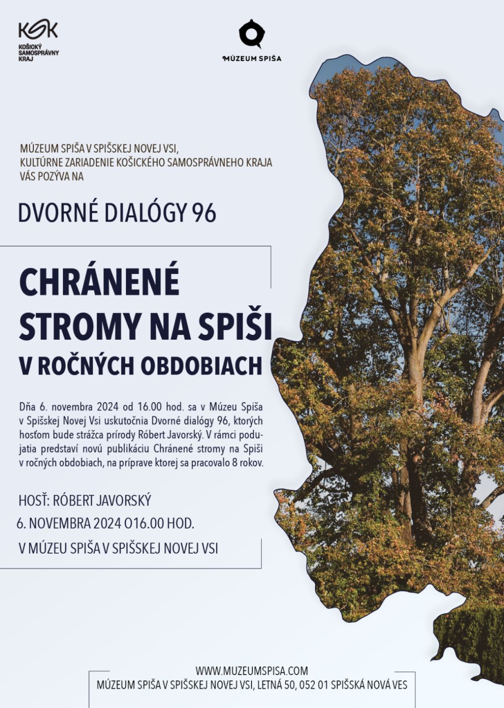 Obrázok podujatia Dvorné dialógy 96: Chránené stromy na Spiši v ročných obdobiach