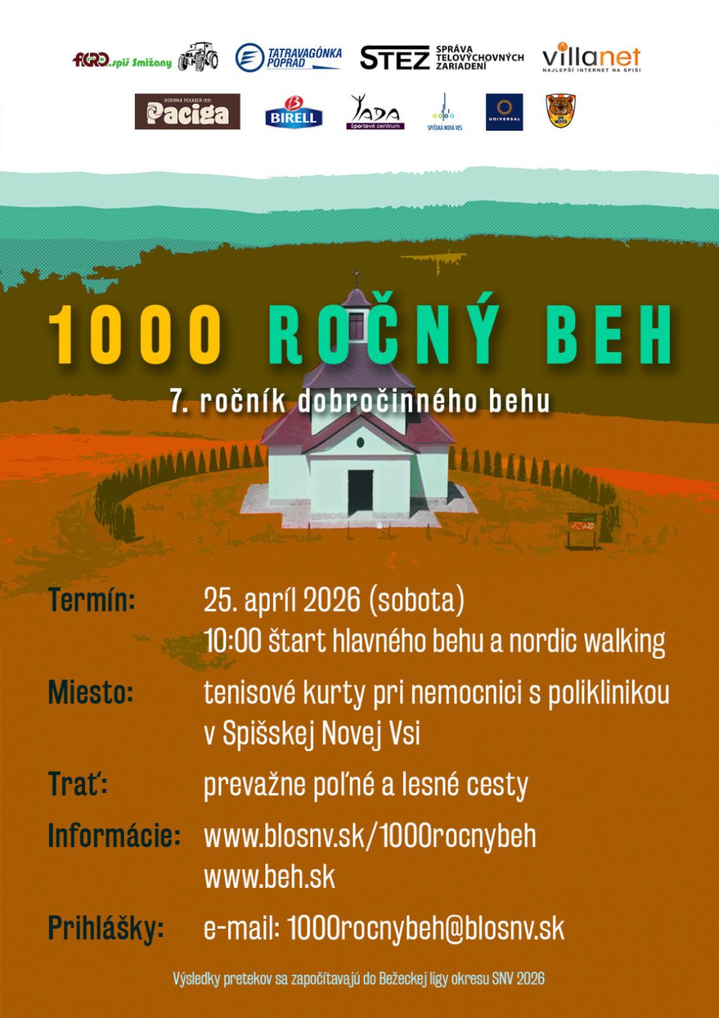 Podujatie 1000-ročný beh