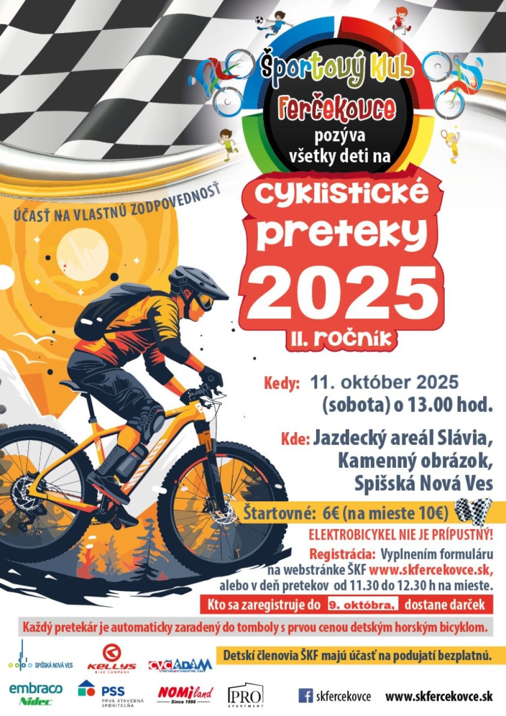 Obrázok podujatia Cyklistické preteky pre deti