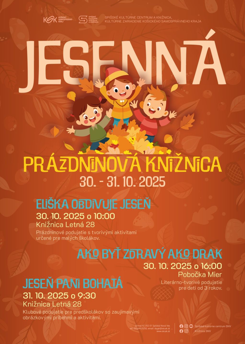 Obrázok podujatia Jesenná prázdninová knižnica
