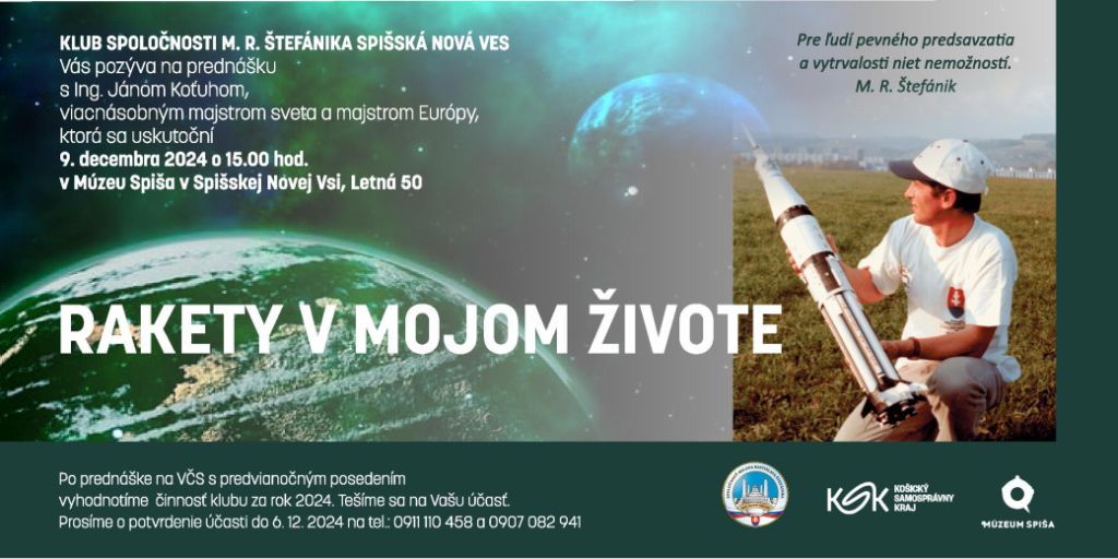 Obrázok podujatia Ján Koťuha: Rakety v mojom živote