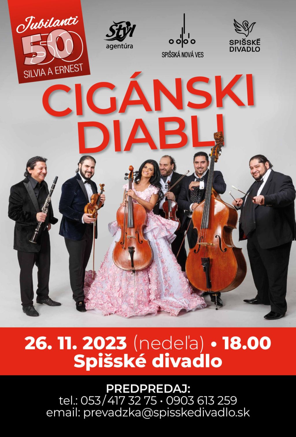 Obrázok podujatia CIGÁNSKI DIABLI - Jubileum Koncert
