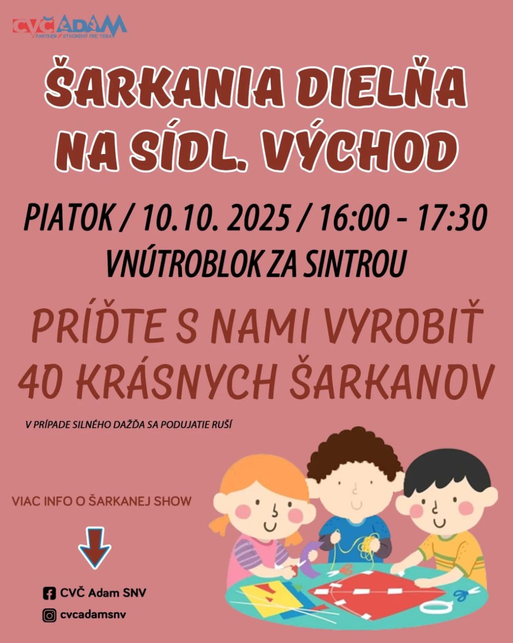 Obrázok podujatia Šarkania dielňa