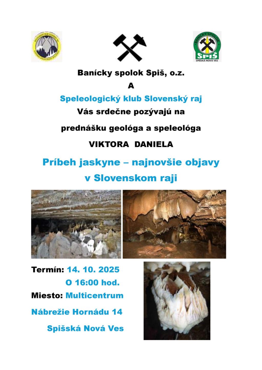 Obrázok podujatia Príbeh jaskyne - najnovšie objavy v Slovenskom raji