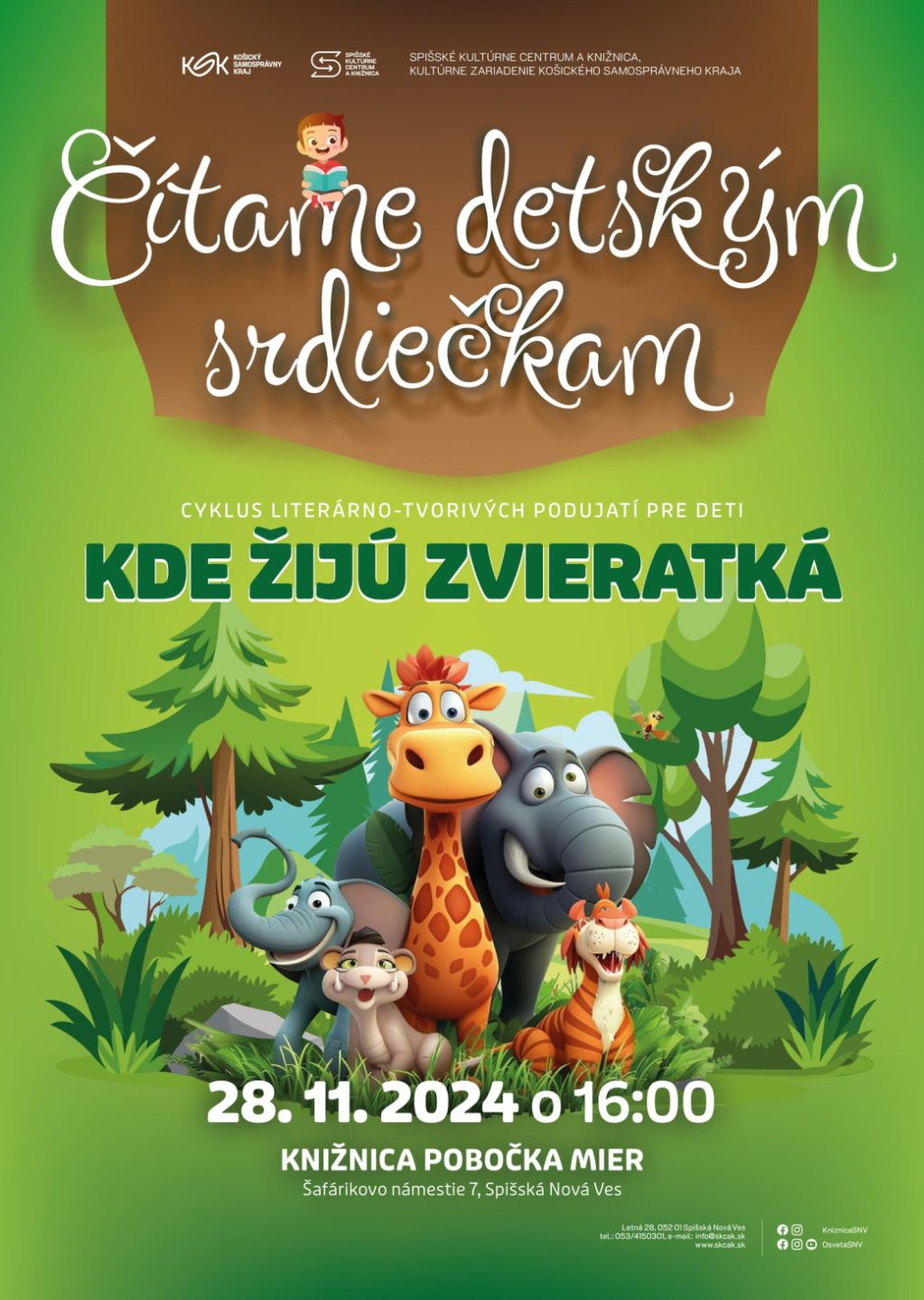 Obrázok podujatia Čítame detským srdiečkam: Kde žijú zvieratká