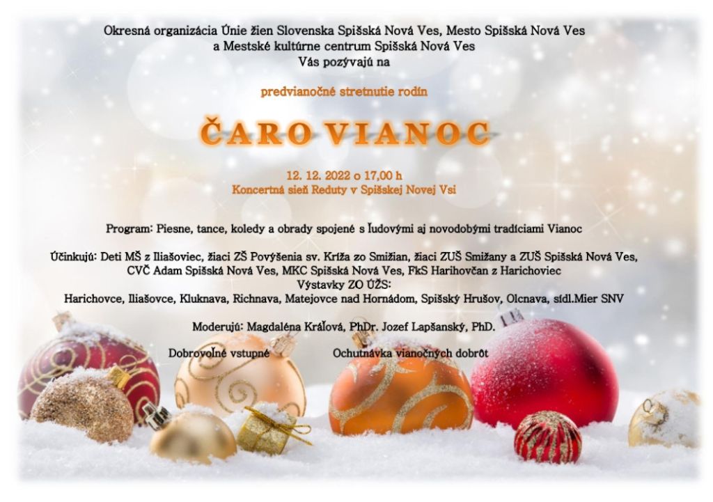 Obrázok podujatia Čaro Vianoc