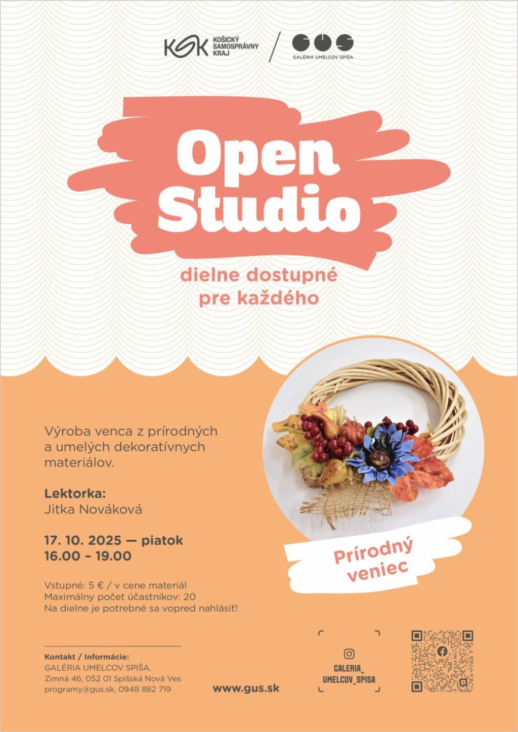 Obrázok podujatia Open Studio: Prírodný veniec
