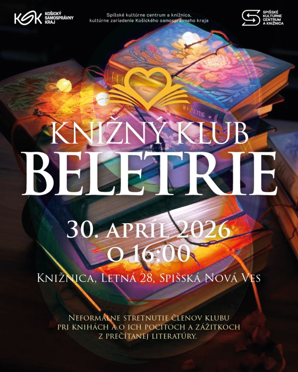 Podujatie Knižný klub beletrie