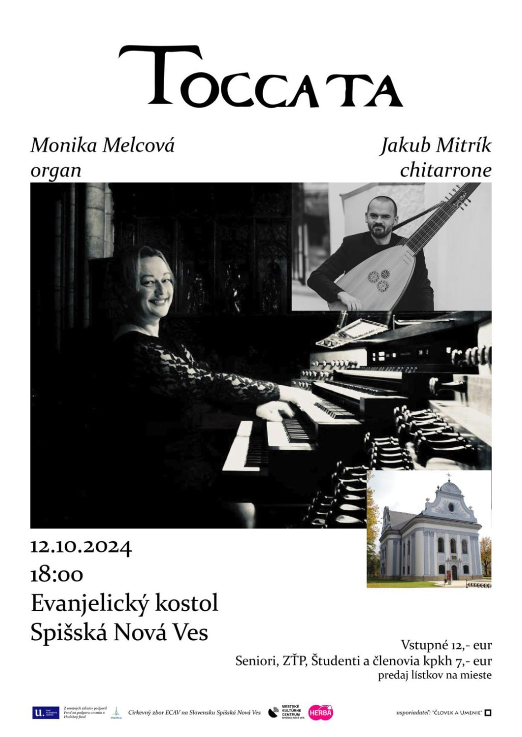 Obrázok podujatia Koncert Toccata / Monika Melcová a Jakub Mitrík