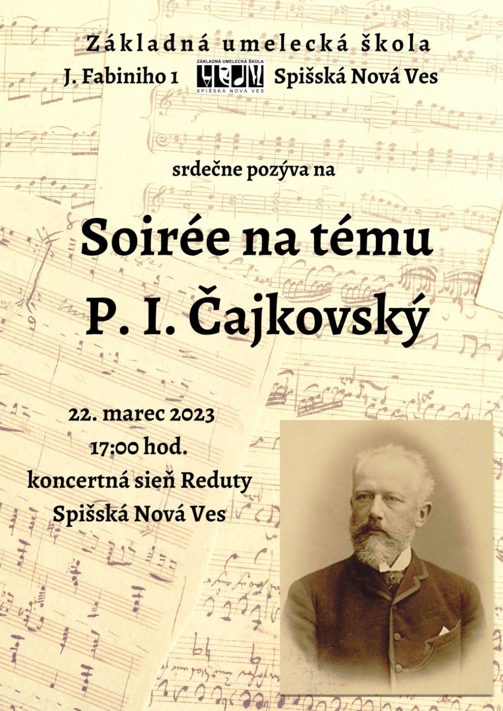 Soirée na tému P. I. Čajkovsky | spisskanovaves.eu