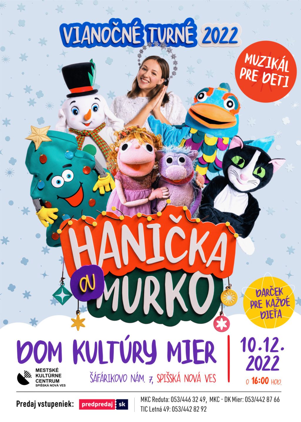 Hanička a Murko: Postavíme si snehuliaka | spisskanovaves.eu